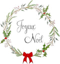 Custom Stickers for Weddings, Birthdays & Businesses - Personalized Labels with Your Logo - Waterproof, Fade and Heat Resistant - Pack of 100-1000 (Wreath N, 1.5 Inch)