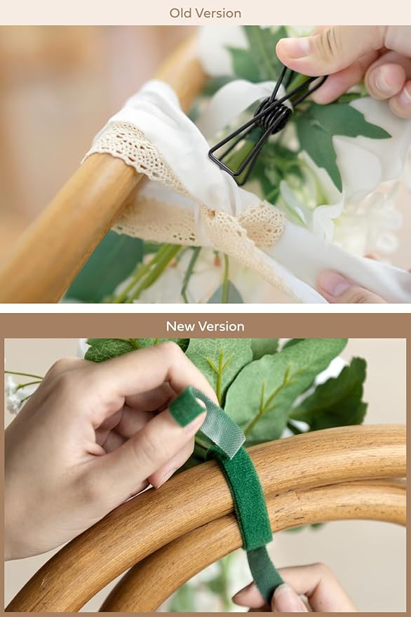 Artificial Pew Flowers, Lilac and Gold Silk Aisle Decor, 8 Pieces