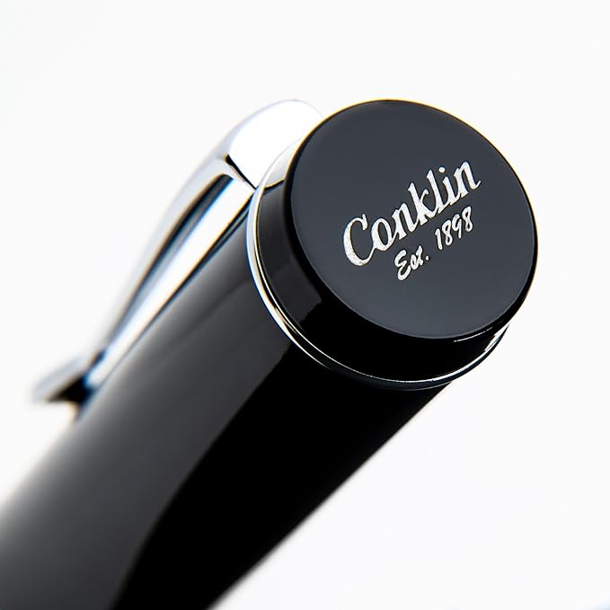 Conklin Duragraph Fountain Pen Abalone Nights - Fine Nib, Luxury Writing Instrument with Stunning Abalone Finish