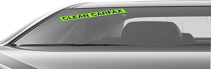 Ez-line Vinyl Windshield Stickers 3 Dozen 15 Inch Chartreuse Slogan Dealership Pro Pack for Car Lots (EZ115-Pack10)