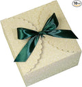 WEWILUCK Small Gift Boxes for Presents, Gold Glitter Christmas Gift Boxes Bulk for Women, Man, Empty Square Gift Box for Gifts Widely Used in Various Occasions(4.75” x 4.75” x 3.53”)