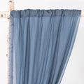 Outdoor Curtains Dusty Blue Sheer Gauze Drapes, 2 Panels 29 x 240 Inches