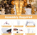 Marquee Light Up Letter V Party Sign, 3 Ft Foam Board Decor