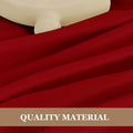 Tablecloths in Red Polyester, 120 x 70 Inch Rectangular