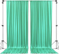 AK TRADING CO. 10 feet x 10 feet Tiffany IFR Polyester Backdrop Drapes Curtains Panels with Rod Pockets - Wedding Ceremony Party Home Window Decorations
