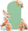 Wedding Arch Cover Spandex Arch Backdrop Cover 7.2FT Arch Stand Cover Arch Covers Stretchy Backdrop for Wedding Birthday Party Decoration Baby Shower Banquet Ceremony(Mint Green)