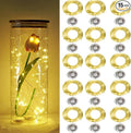 Twinkle Fairy Lights Battery Powered 3 Modes with Timer Firefly Lights 20 LED on 7.2feet Silvery Copper Wire for DIY Wedding Party Christmas Halloween Centerpiece Decorations 15 Pack (Warm White)