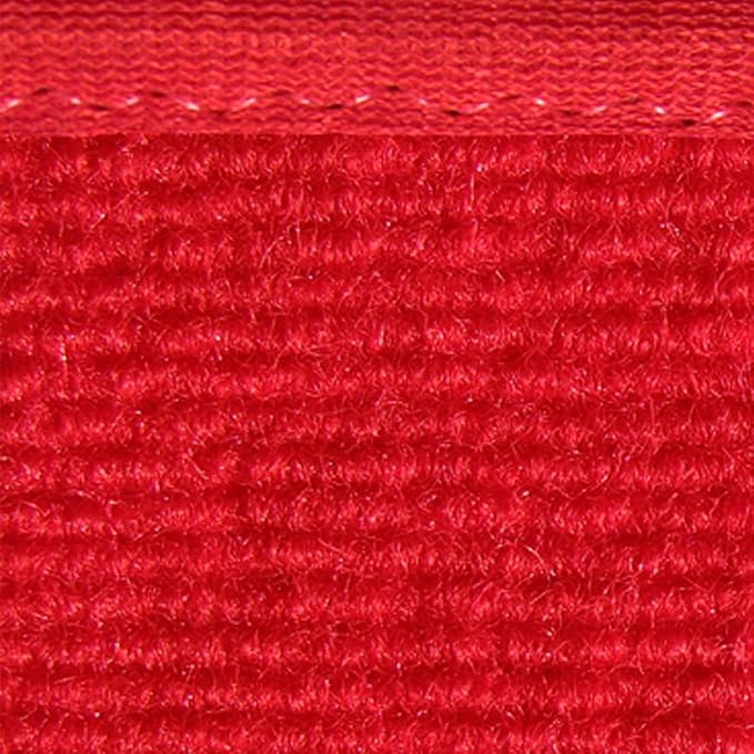 House, Home and More Red Carpet Aisle Runner - 3 Ft x 10 Ft - Real Carpet, Bound Edges, Low Pile Height, Stain Resistant, Event Runway Rug for Wedding, Hollywood Movie Award Ceremony Party Decoration