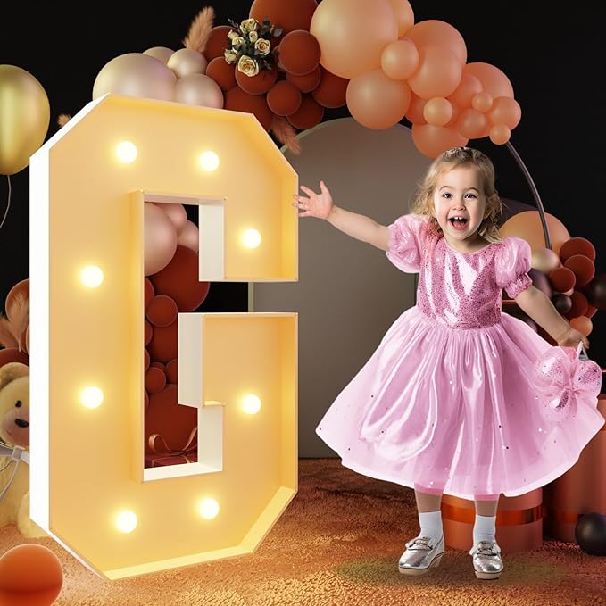 Event Party Supplies Light Up Marquee Letters, 3 Ft Foam Board