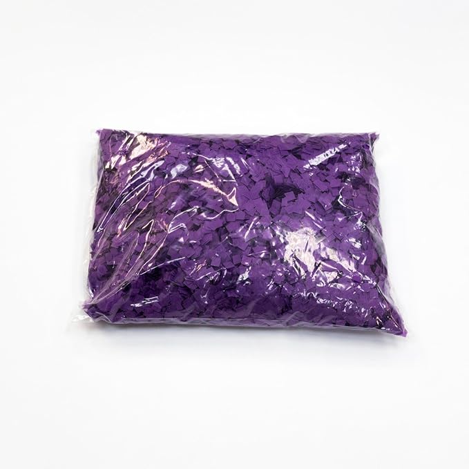 Confetti, Purple Biodegradable Tissue Paper, 1 lb Bag