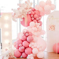 Metal Wedding Arch Backdrop Stand, 7.2 FT, White Glossy Finish