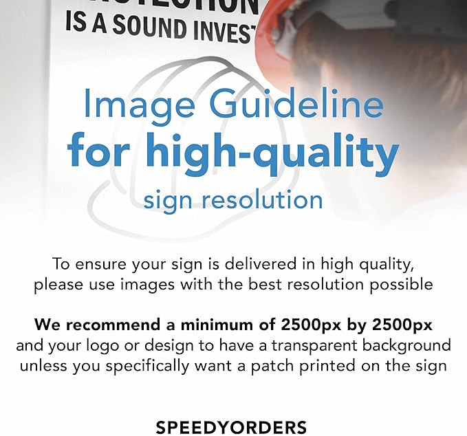 Custom Metal Signs, Personalized Aluminum, Customized Safety, Business Signs, Waterproof Outdoor, White Aluminum (Logo, 42x28 In)