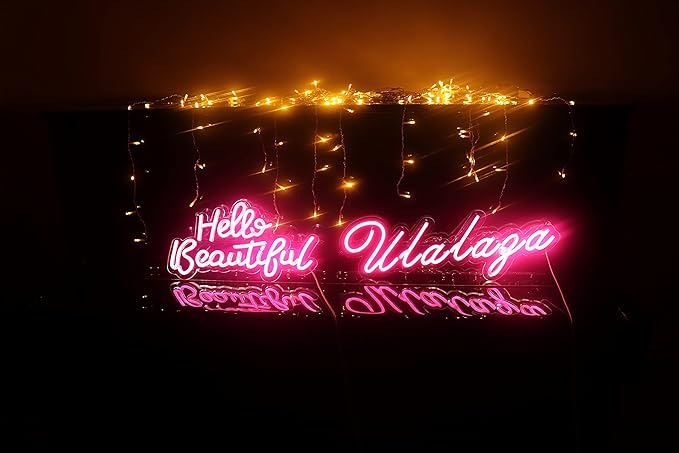 Lighted Neon Sign, 17.55 Inch LED Wall Décor with USB Power