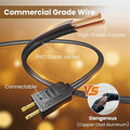 String Lights, 150 FT Black Waterproof Dimmable Patio String Lights