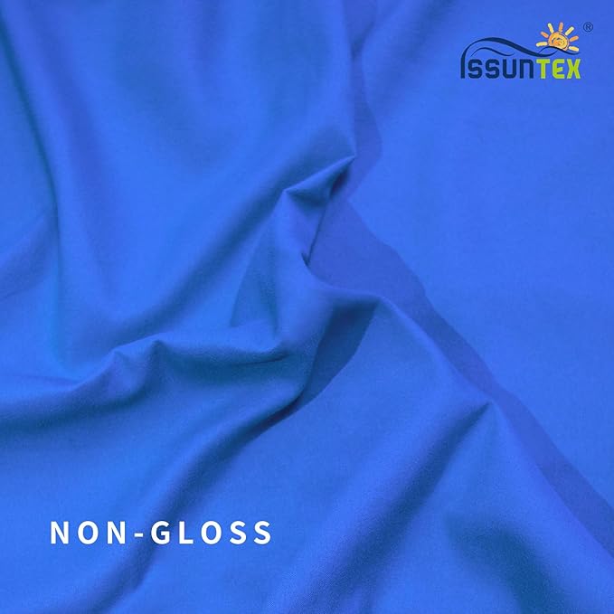 ISSUNTEX 10X12 ft Background Muslin Backdrop, Photo Studio, Collapsible High Density Screen for Video Photography and Television-Blue
