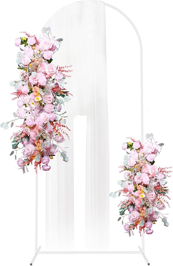 Background Support Equipment: White Metal Arch Stand, Square Steel Frame