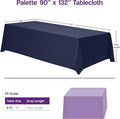 Gee Di Moda Rectangle Tablecloth – 90x132in