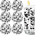 100 PCS Artificial Floating Beads for Centerpieces Vases, Black 8+3mm String Beads for Wedding Party Faux Pearl String for Decorating, String Pearls for Crafts Vase Filler