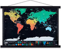 30x20 30x40 30x30 Poster Frame, Magnetic Light Wood Wooden Frame Hanger for Photo Picutre Canvas Artwork Art Print Wall Hanging (1 Pack, 30", Black)