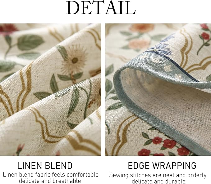 Tablecloth 55 x 87 Inch Rectangular Serenity Linen Blend