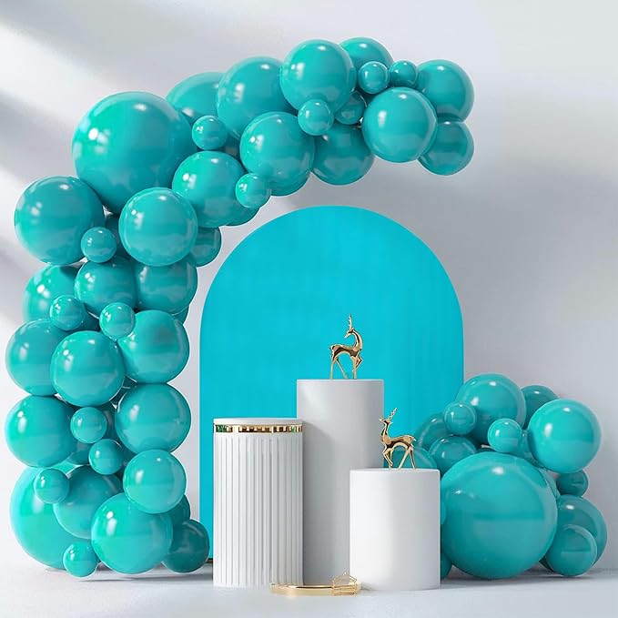 Wedding Arch Covers Arch Backdrop Cover Arch Stand Covers 7.2FT 6.6FT 6FT Set of 3 Arch Cover Spandex Fabric Stretchy Backdrop for Wedding Birthday Party Decoration Baby Shower (Sky Blue)