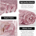 Backgrounds: Rose Pink Sequin Mesh, 2 x 8 FT, Pack of 2
