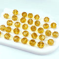 50 PCS 10mm Crystal Glass Beads Round Multiple Faceted Loose Spacer Glass Beads for DIY Handcrafte Bracelet Necklace Earring Jewelry Making(Gold Champagne)