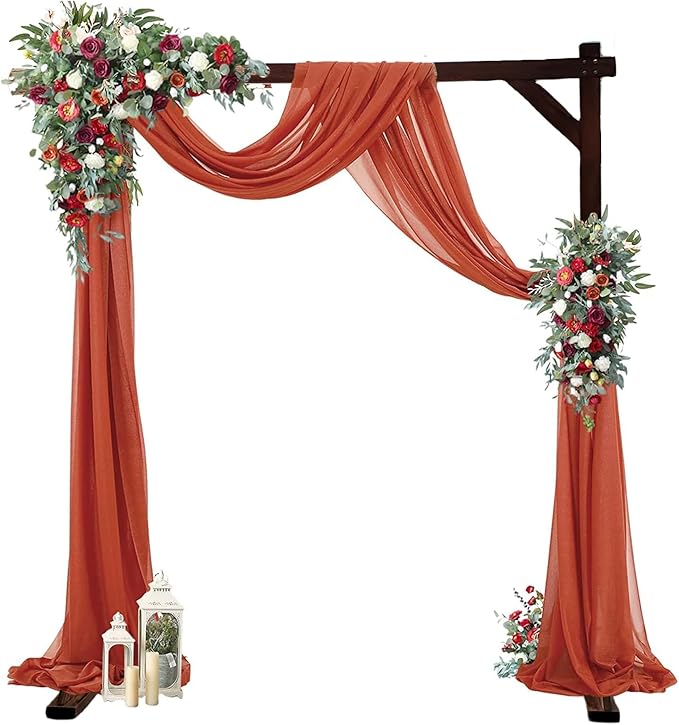 Wedding Arbor, 7.3 ft Solid Wood Square Arch, Detachable