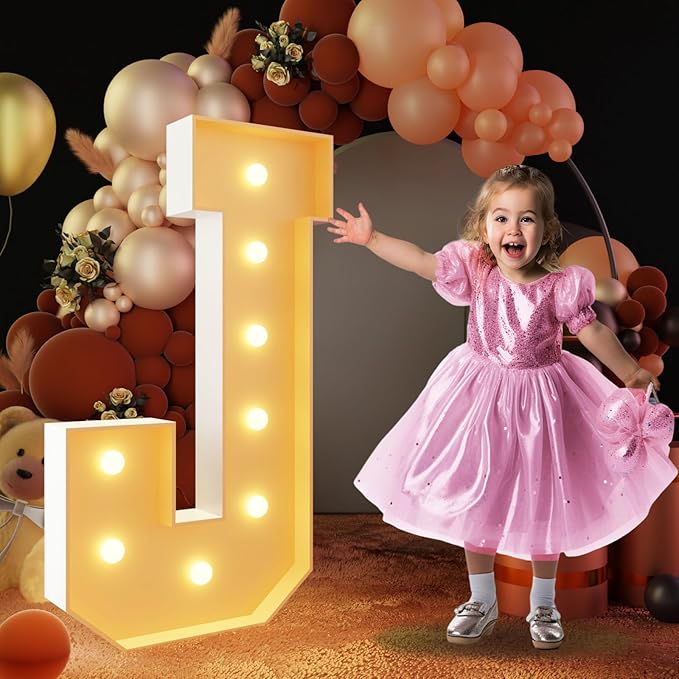 Event Party Supplies: Light Up Marquee Letters, 3 FT Foam Board Decor