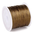 492FT Jewelry Wire 32 Gauge Tarnish-Resistant Copper Beading Wires Roll Bulk for DIY Crafts Jewelry Making, Antique Bronze