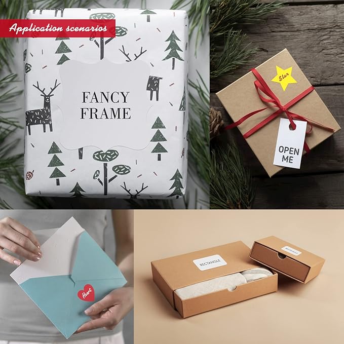 Custom Personalized Labels - Rectangle 3"x2" With Any Design, Image, Logo, Text for Business, Thank You Stickers - 100 Labels