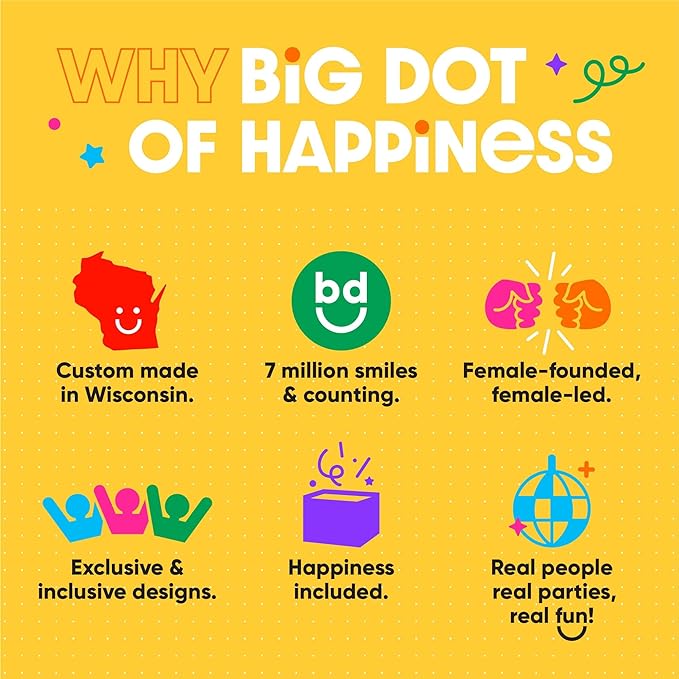Big Dot of Happiness Custom Photo Adult Happy Birthday - Black & Gold Personalized Birthday Party DIY Paper Shaped Fun Face Cut-Outs - 24 Count