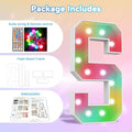 Party Decorations: 4FT Marquee Light Up Letters with Remote Control