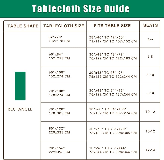 Biscaynebay Textured Fabric Tablecloths 60x84 Inch Rectangular, Natural Water Resistant Tablecloths for Dining, Kitchen, Wedding, Parties etc. Machine Washable