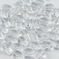 50pcs 10x15mm Teardrop Crystal Glass Beads for Jewelry Making, Faceted Vertical Hole Teardrop Glass Spacer Beads for Wind Chimes Bracelet Earring Necklace DIY Craft(Transparent)