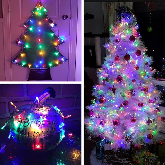 String Lights 33 FT, 100 LED Color Changing, 11 Modes, Timer