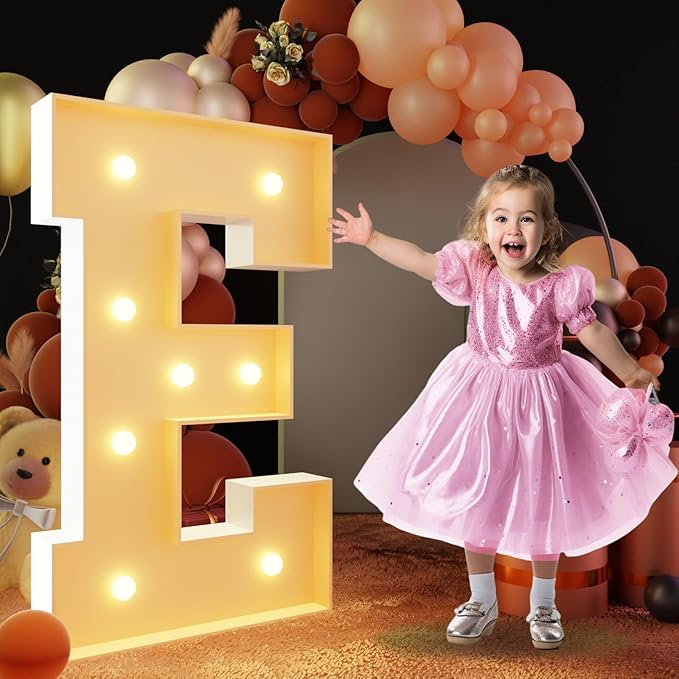 Party Supplies Marquee Light Up Letters 3 Ft Tall Foam Board Set