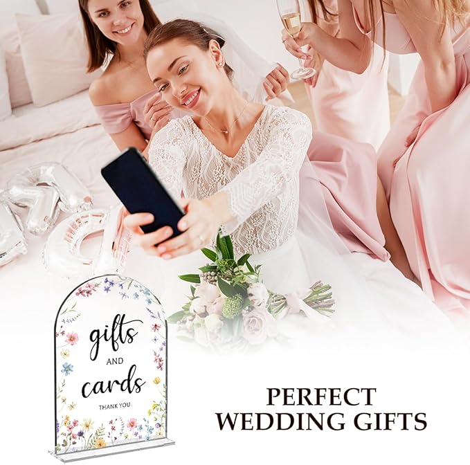 4 Pcs Wedding Decor, Ceremony Sign, Wedding Sign for Reception & Event Party,Bridal Shower Decorations, Wedding Table Decor Accessories for Anniversary And Event 5x7 Inch