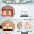 Vase Fillers: 12 Pink Floating Flowers and 12 White Floating Candles
