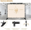 Background Support Equipment: Telescopic Stand, 3.4-10 ft Height, 16 lb Load