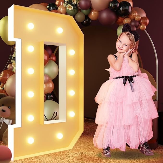 Marquee Letters 4 Ft Light Up Foam Board Party Decor