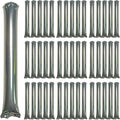 48pcs Round Head Boom Sticks Thunder Sticks Cheering Sticks Team Spirit Plastic Cheerleading Spirit Stick Clapper Inflatable Noise Maker Sports Supply (Silvery)
