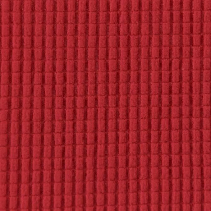 Sofa Slipcover for Loveseat, Stretch Jacquard Fabric in Christmas Red