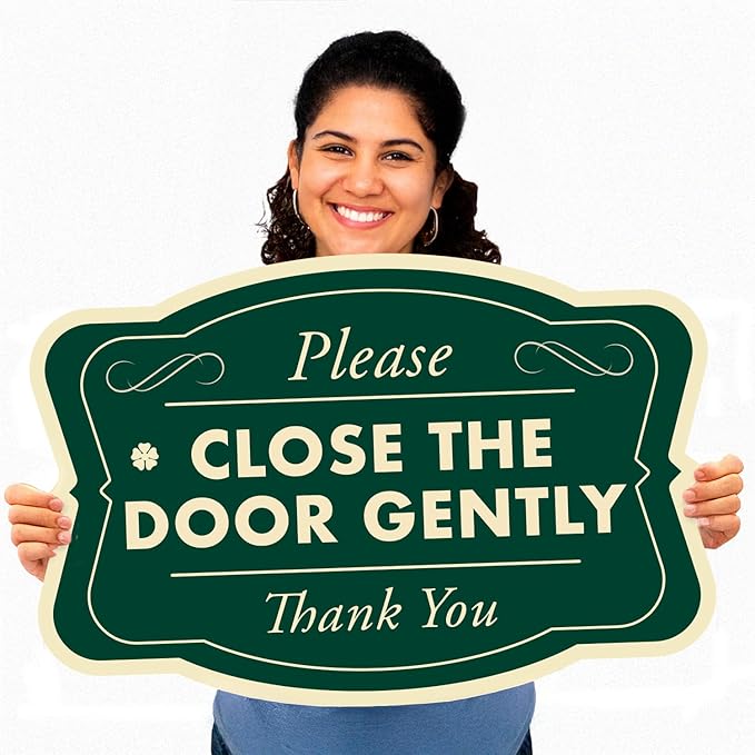 Custom Decorative Outdoor Signs, Personalized Aluminum Signs, Heavyweight, Driveway Sized, Waterproof, Made In USA, Forest Green, 18x12 In