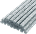 uxcell 20pcs Hot Glue Sticks for Glue Gun 11mm/0.43-inch x 8-inch Mini Hot Melt Adhesive Glue Stick Glitter Silver