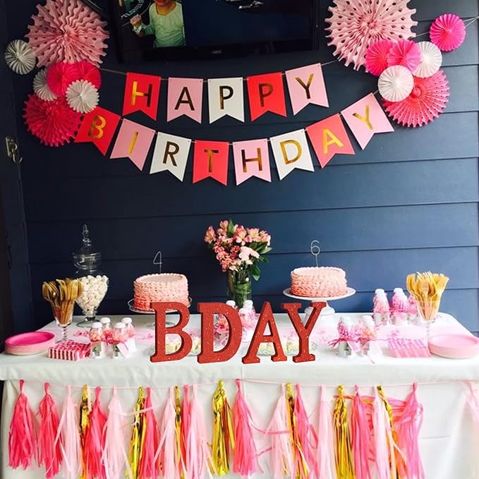 TONIFUL 8 Inch Red Glitter Letter Y Table Centerpiece A-Z Red Birthday Party Decorations,Red Alphabet Y for Birthday,Chrismas,Graduation,Bridal Shower,Wedding,Anniversary Party Supplies