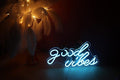 Lighted Neon Signs Green LED Wall Night Light, 7.9 x 15.7 in USB Powered