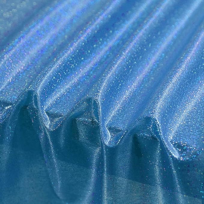 Fitable Sequin Tablecloth for Parties 60x102 Inch - Sparkle Glitter Table Cloth Laser Rectangle Overlay for Wedding Baby Shower Ceremony Birthday Holiday Banquet Decor, Blue