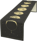 Sun Moon Table Runner, Mysterious Universe Milky Way Interstellar Space Western Traditional Elements able Runner for Party Living Room Home Kitchen Dinner Table Runner 13x60 Inch