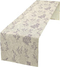 Purple Lavender Table Runner Vintage Watercolor Modern Kitchen Restaurant Decoration Suitable for Indoor and Outdoor Wedding Party Banquet Table Runner 13x120 Inch